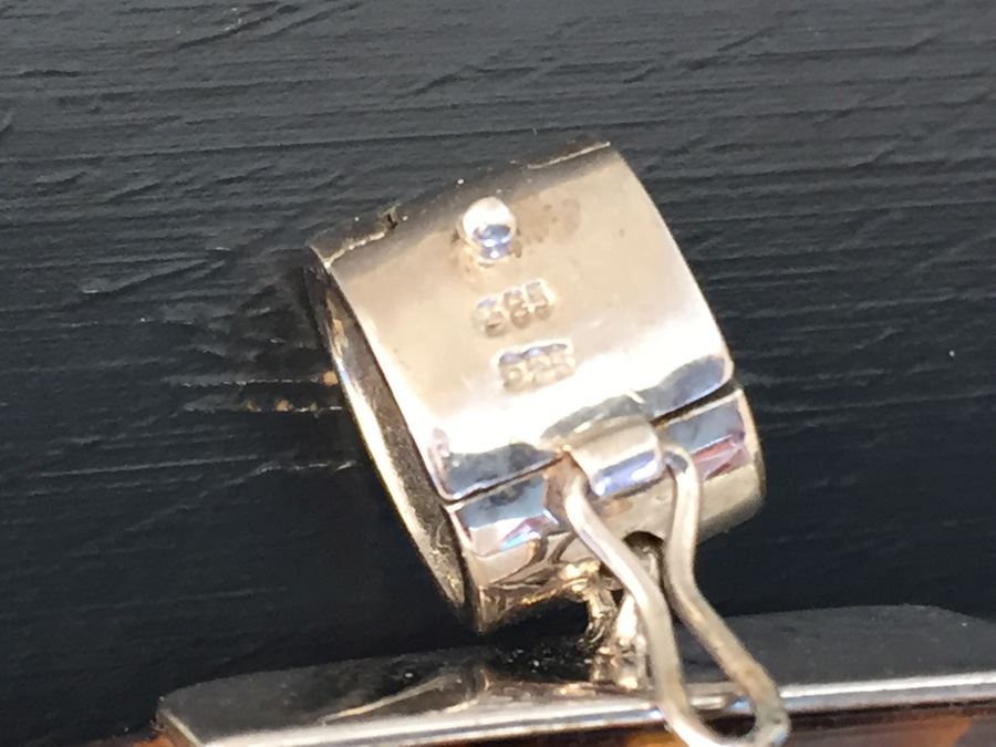 Boulder Opal Enhancer Gold On Silver Wt. 37.6g Signed DP [Photo 8]