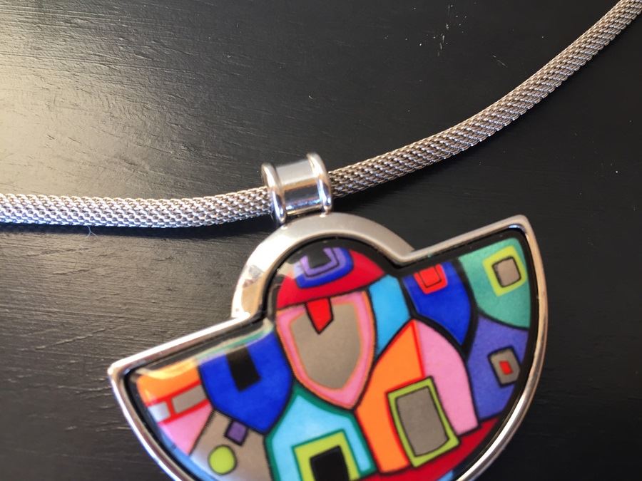 Frey Wille Austria Pendant With Sterling Silver Chain Wt:31.3g [Photo 4]