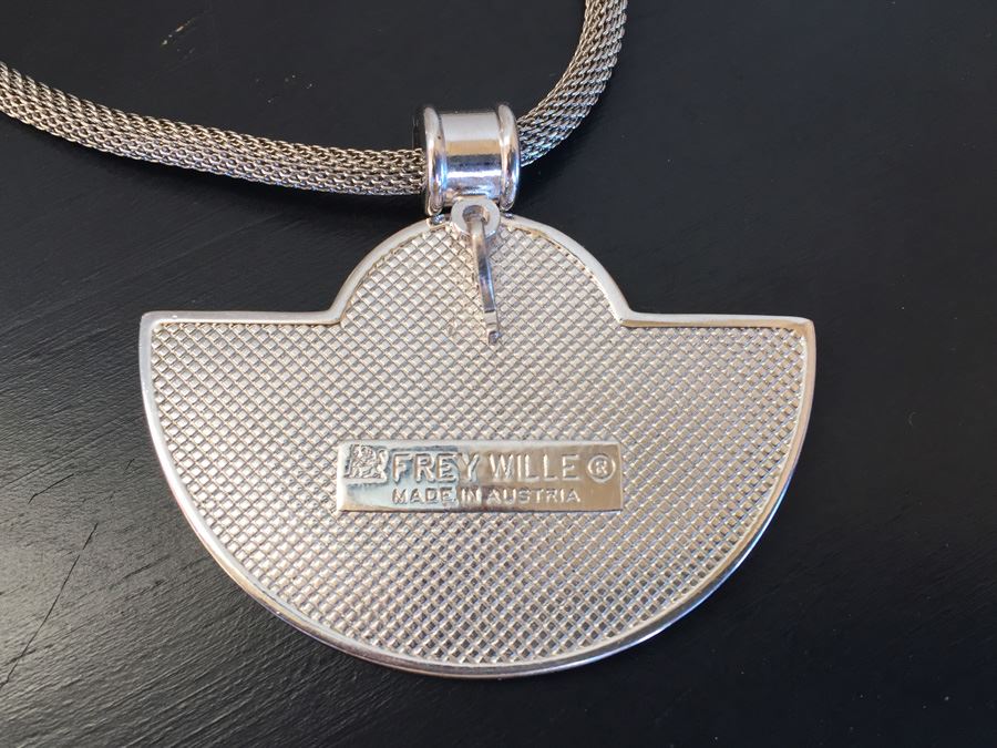 Frey Wille Austria Pendant With Sterling Silver Chain Wt:31.3g [Photo 3]