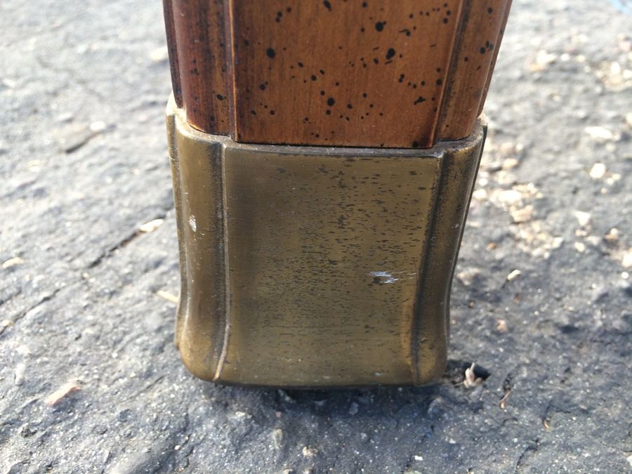 Mid-Century Henredon Dining Table with Four Chairs and Two Leaves - Asian Inspired [Photo 10]