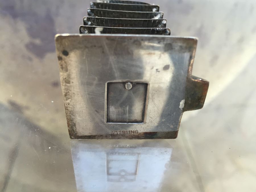 Sterling Silver Five-Storied Pagoda Daigoji Temple With Hidden Compartment Underneath Incense Burner [Photo 9]