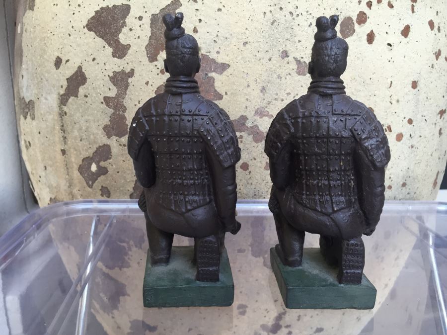 Pair Of Bronzed Asian Bookends [Photo 9]