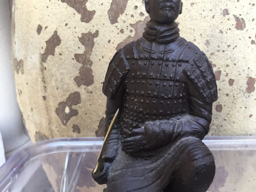 Pair Of Bronzed Asian Bookends [Photo 4]