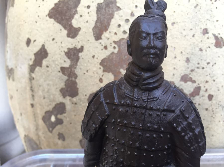 Pair Of Bronzed Asian Bookends [Photo 2]