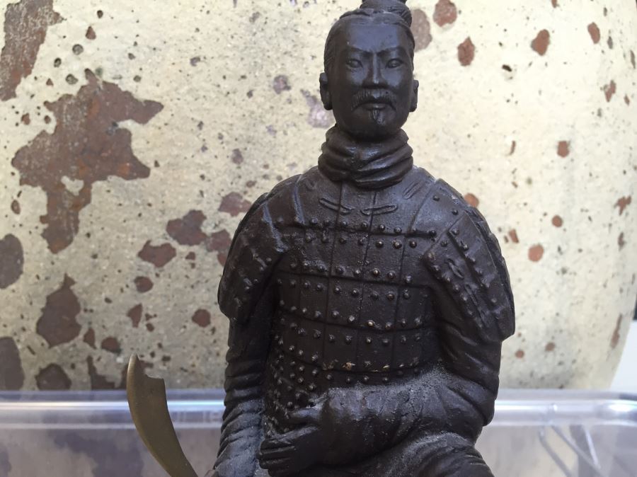 Pair Of Bronzed Asian Bookends [Photo 7]