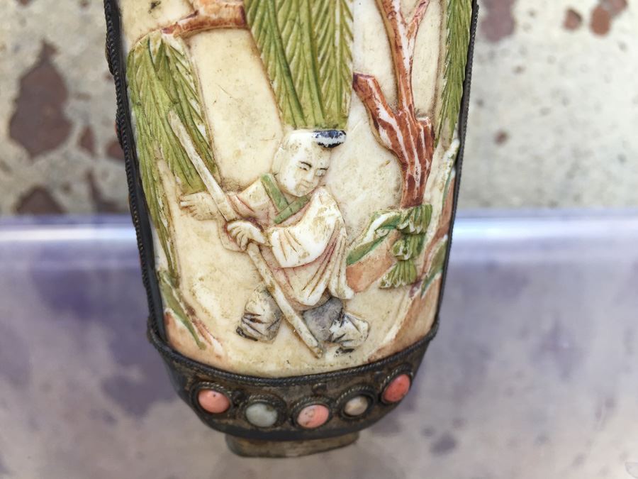 Old Hand Made Snuff Bottle [Photo 10]