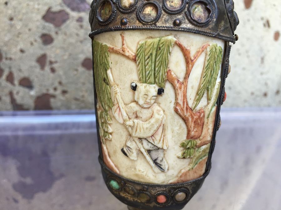 Old Hand Made Snuff Bottle [Photo 2]