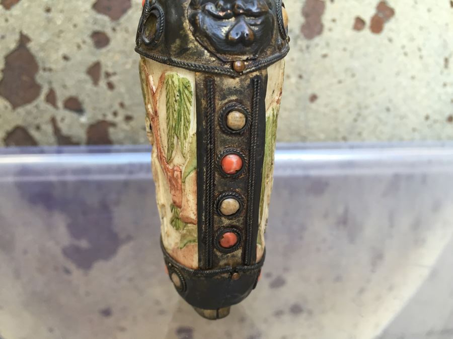 Old Hand Made Snuff Bottle [Photo 7]