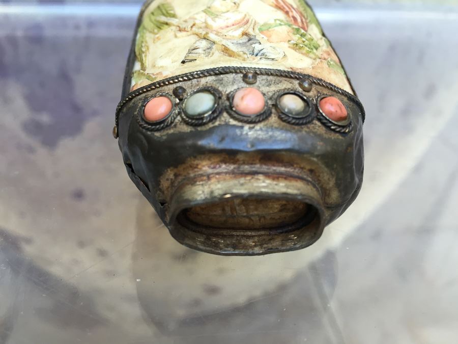 Old Hand Made Snuff Bottle [Photo 13]