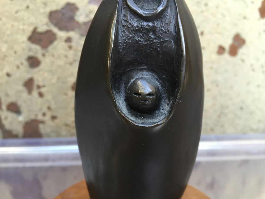 Allan Houser (1914-1994) Bronze Of Mother And Child 3/30 Chiricahua Apache Sculptor Santa Fe 1970 [Photo 2]