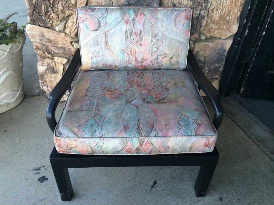 Teak Chair with Cane Seat - Asian Influenced - Possibly Henredon [Photo 6]