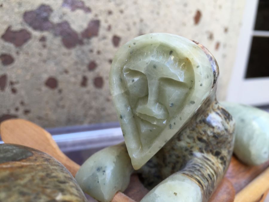 Charlie Komakhuk Nome AK 1991 Eskimo Kayak Sculpture [Photo 6]