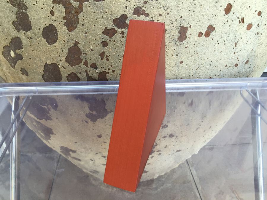 Painted Wood Sculpture 24/100 2006 Artist Signature Illegible [Photo 2]