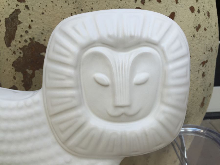 Jonathan Adler Ceramic Lion Sculpture  [Photo 5]