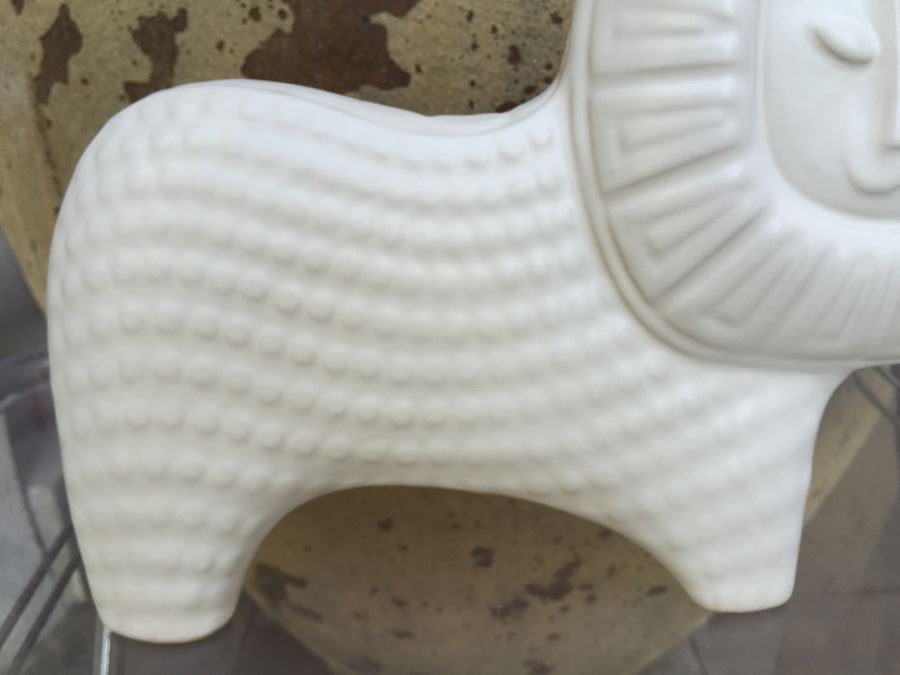 Jonathan Adler Ceramic Lion Sculpture  [Photo 6]