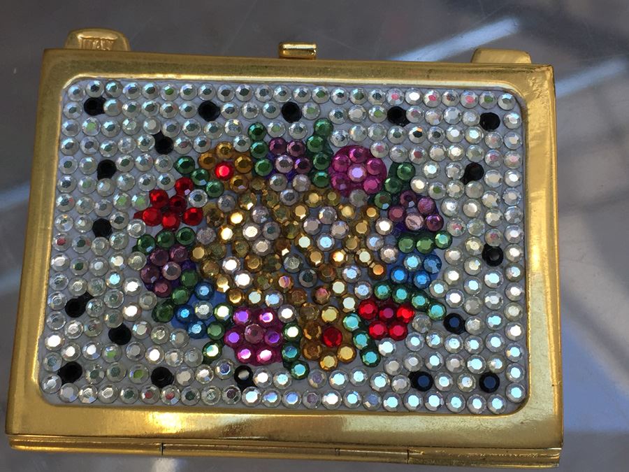 Judith Leiber Gold Tone Hinged Portable Picture Frame [Photo 5]