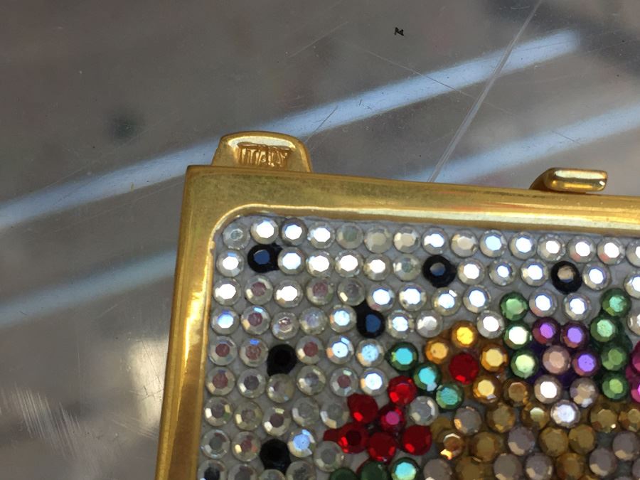 Judith Leiber Gold Tone Hinged Portable Picture Frame [Photo 4]