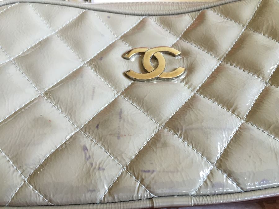 Chanel Gray Quilted Handbag With Slight Markings On Face As Shown In Photos [Photo 5]