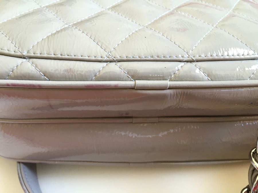 Chanel Gray Quilted Handbag With Slight Markings On Face As Shown In Photos [Photo 10]