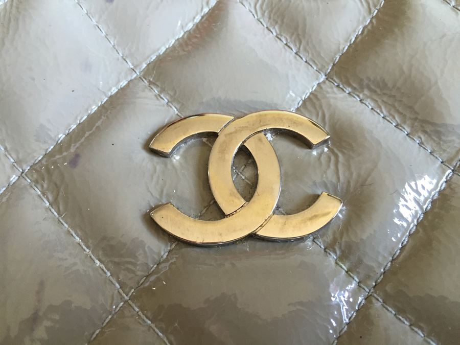 Chanel Gray Quilted Handbag With Slight Markings On Face As Shown In Photos [Photo 4]