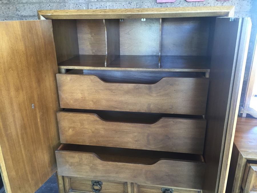 Thomasville Mid-Century 4-Piece Bedroom Set Hollywood Regency Chinoiserie [Photo 30]