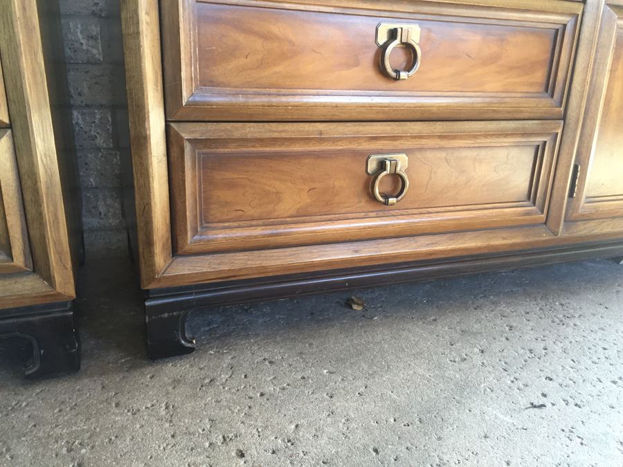 Thomasville Mid-Century 4-Piece Bedroom Set Hollywood Regency Chinoiserie [Photo 16]