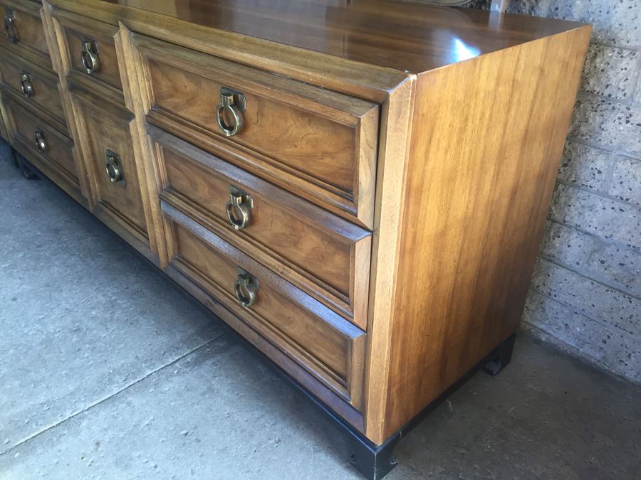 Thomasville Mid-Century 4-Piece Bedroom Set Hollywood Regency Chinoiserie [Photo 10]