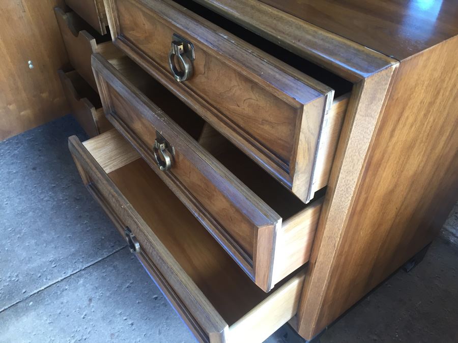 Thomasville Mid-Century 4-Piece Bedroom Set Hollywood Regency Chinoiserie [Photo 28]