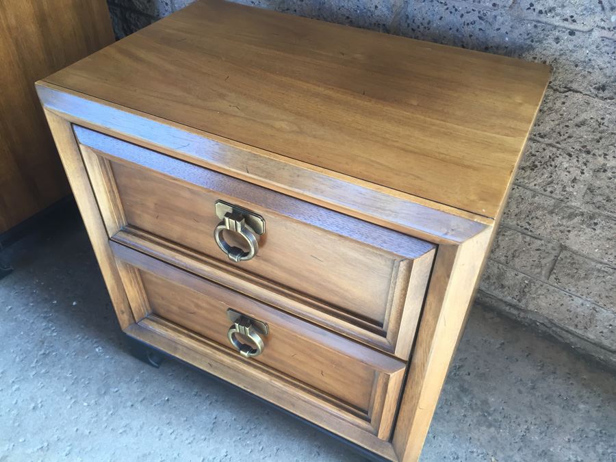 Thomasville MidCentury 4Piece Bedroom Set Hollywood Regency Chinoiserie