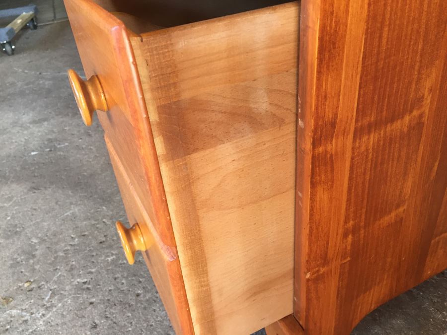 Vintage Mid 50's Solid Wood Desk By T.F.I. (Thomasville Furniture Industries) [Photo 9]