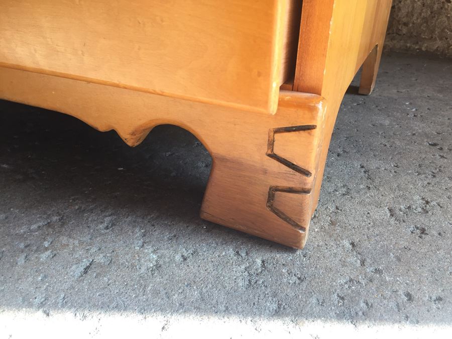 Vintage Mid 50's Solid Wood Dresser By T.F.I. (Thomasville Furniture Industries) [Photo 13]