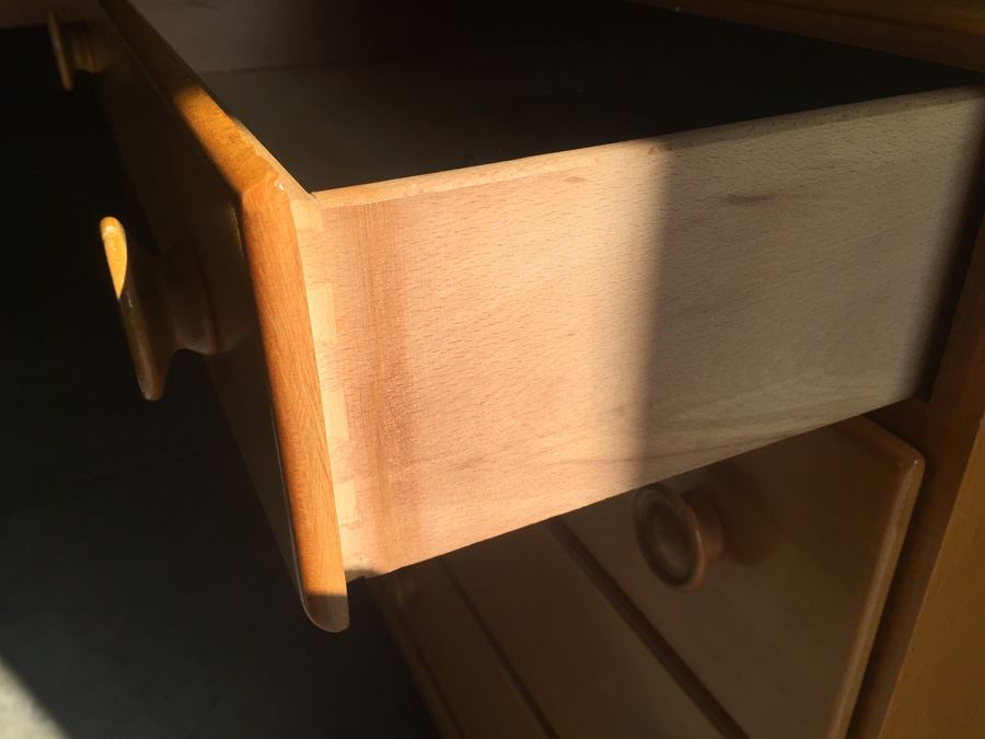 Vintage Mid 50's Solid Wood Dresser By T.F.I. (Thomasville Furniture Industries) [Photo 10]