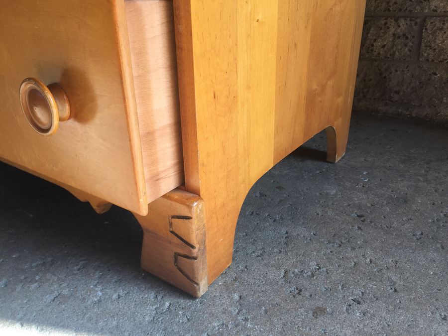 Vintage Mid 50's Solid Wood Dresser By T.F.I. (Thomasville Furniture Industries) [Photo 14]