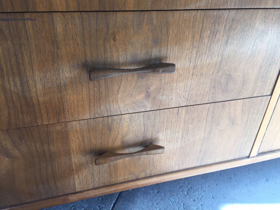 Mid-Century Modern Walnut Veneer Buffet [Photo 12]