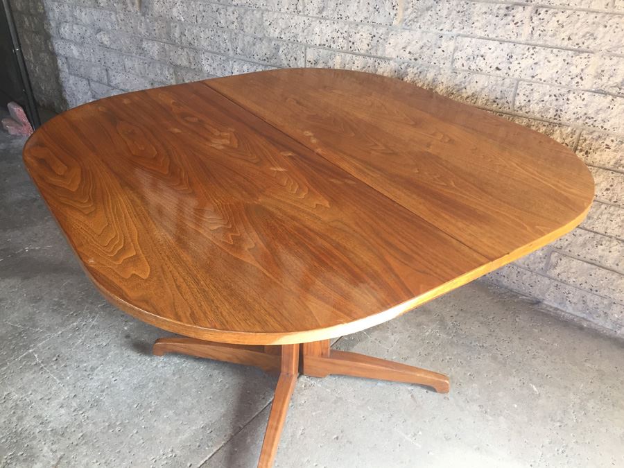 Mid-Century Modern Table With 6 Cane Back Chairs By Foster-McDavid Furniture Tampa, Florida [Photo 4]