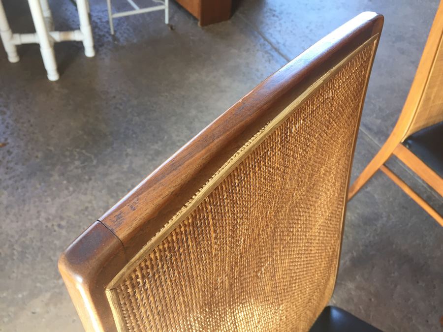Mid-Century Modern Table With 6 Cane Back Chairs By Foster-McDavid Furniture Tampa, Florida [Photo 26]
