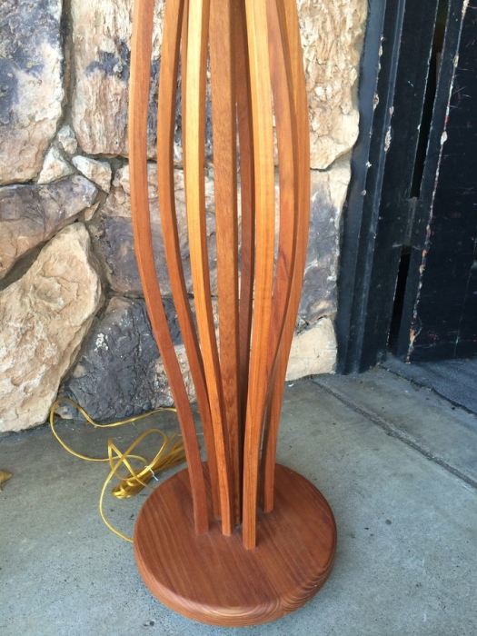 Mid-Century Inspired Wood Floor Lamp and Table Lamp [Photo 8]