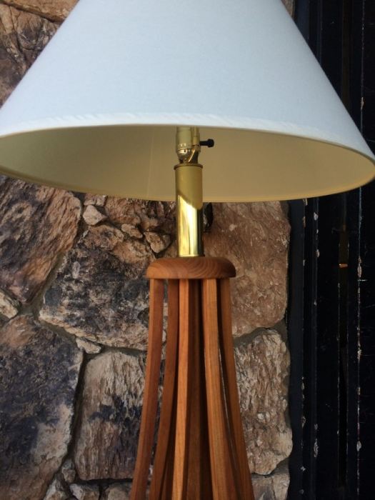 Mid-Century Inspired Wood Floor Lamp and Table Lamp [Photo 9]