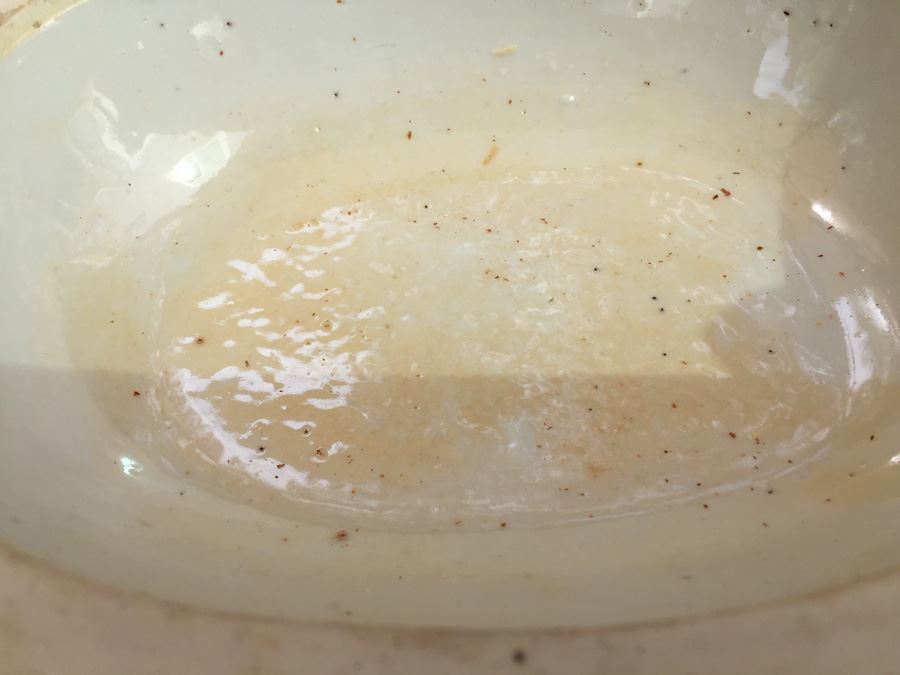 Antique Chinese Canton Blue And White Porcelain Bowl With Lid Tureen Bull Handle [Photo 33]