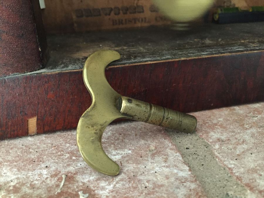 Brewster & Ingrams Steeple Mantle Clock (1844-52) Working Chimes With Key Appraised $175 In 1983 [Photo 24]