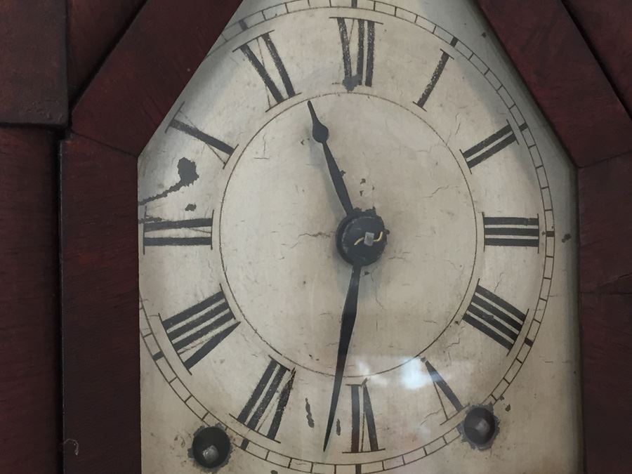 Brewster & Ingrams Steeple Mantle Clock (1844-52) Working Chimes With Key Appraised $175 In 1983 [Photo 5]