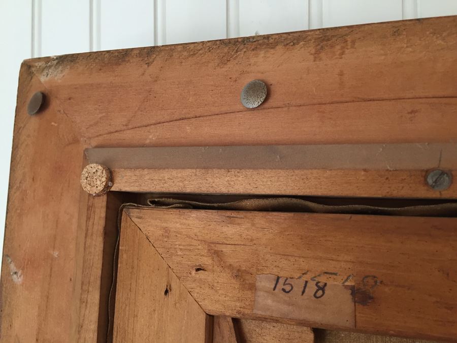 Beautiful Well Executed Original Oil Painting In Gilt Wood Frame Of Harbor Port Scene Signed L. Pasini Probably 1920's Italian [Photo 27]