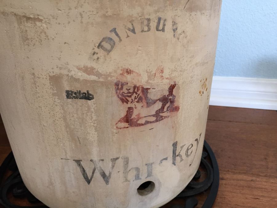Antique Edinburgh Whiskey Jug [Photo 2]