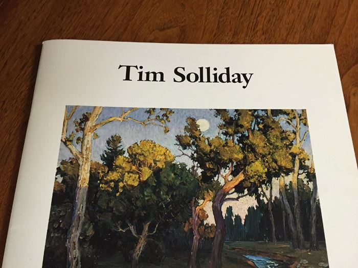 Artist Tim Solliday Hand Signed Brochure Featuring His Paintings [Photo 4]