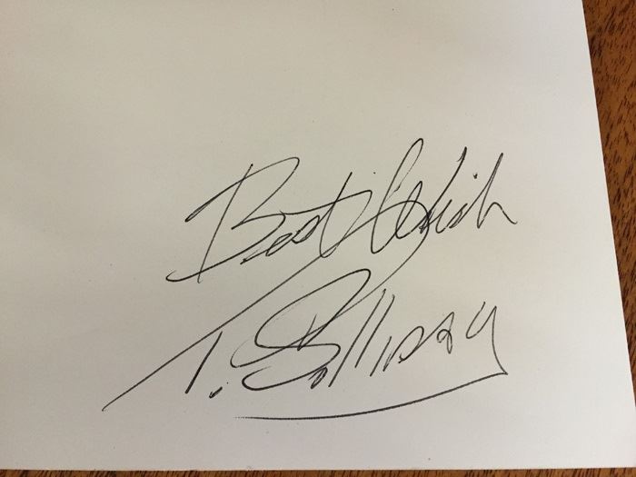 Artist Tim Solliday Hand Signed Brochure Featuring His Paintings [Photo 2]