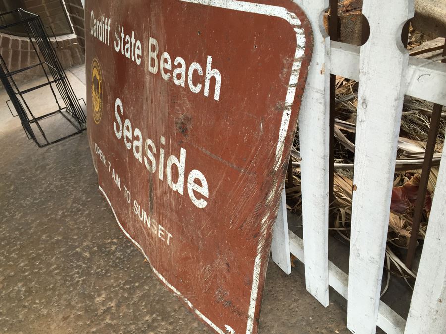Cardiff State Beach Seaside California Department Of State Parks And Recreation Metal Sign [Photo 13]