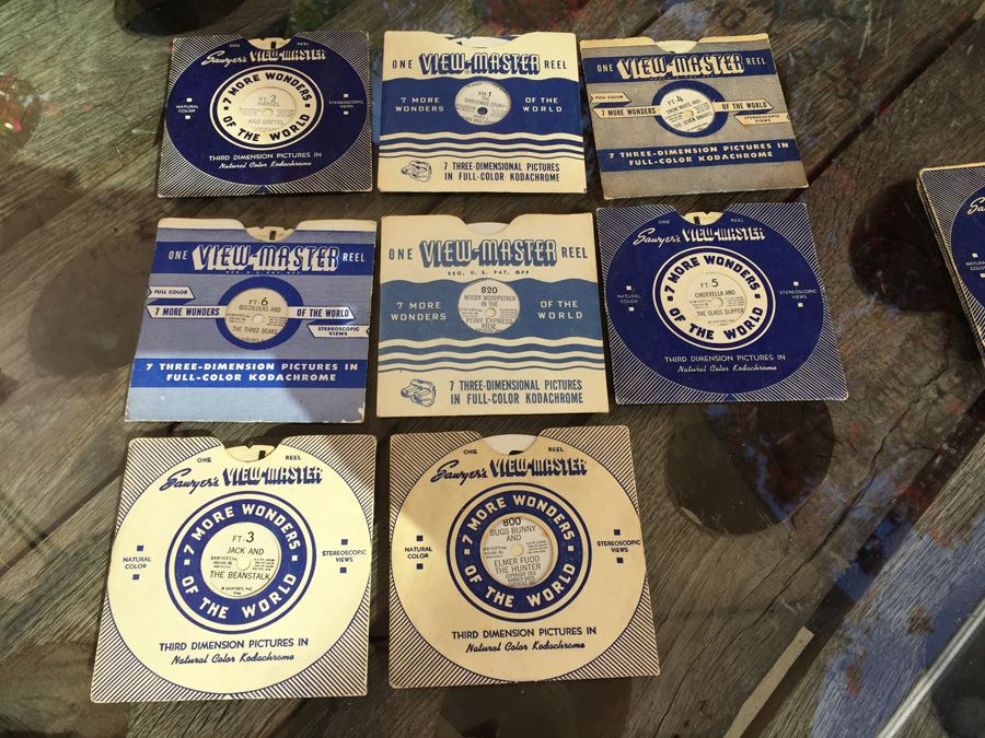 Vintage View-Master With A Great Collection Of Reels Including Disney And Places [Photo 12]