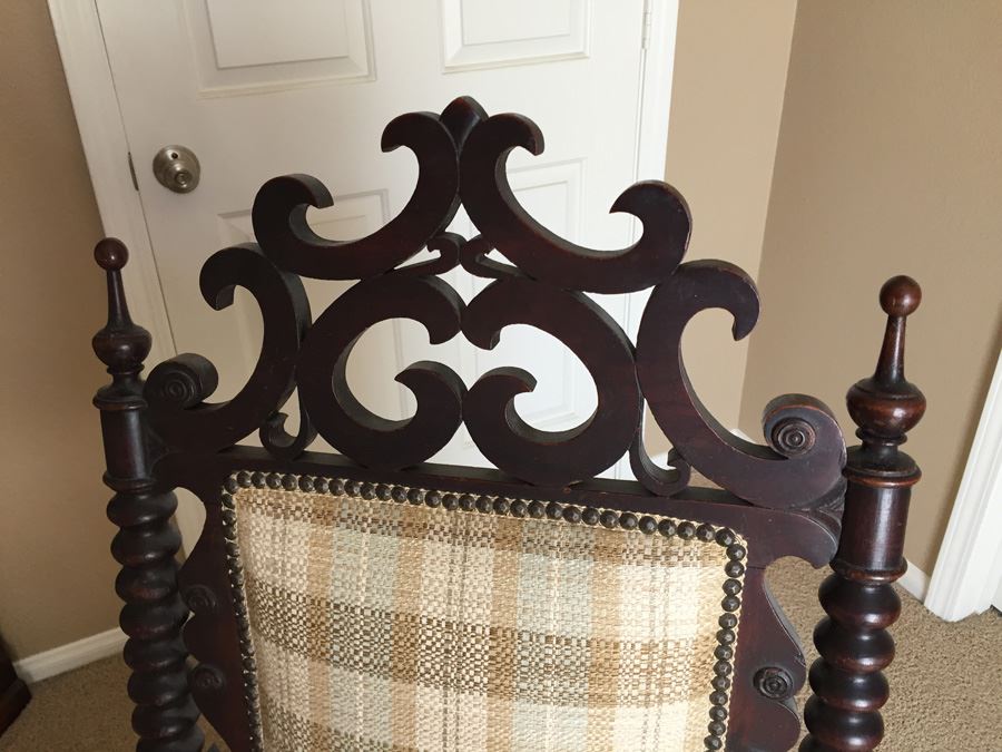 Victorian American Walnut Armchair Appraised $285 In 1983 [Photo 7]