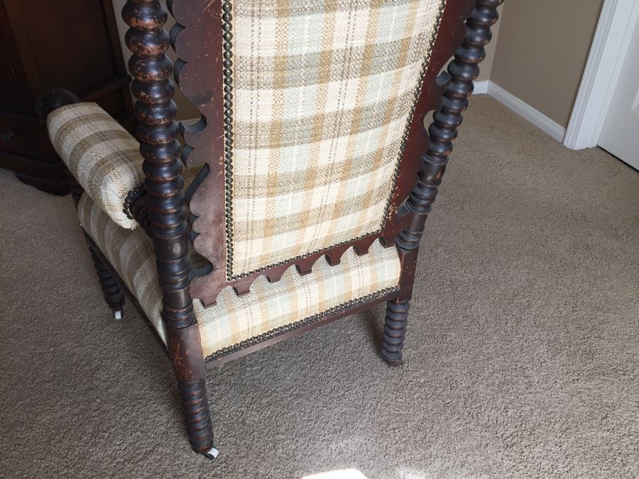 Victorian American Walnut Armchair Appraised $285 In 1983 [Photo 17]