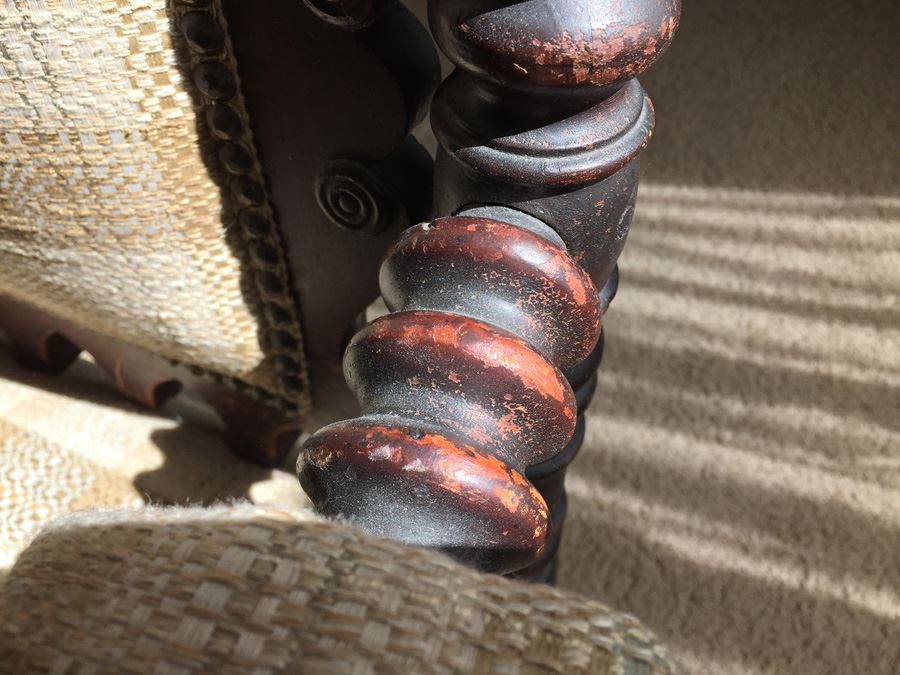 Victorian American Walnut Armchair Appraised $285 In 1983 [Photo 20]